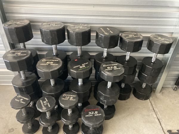 IRON GRIP Urethane Dumbbells For Sale In San Francisco CA OfferUp