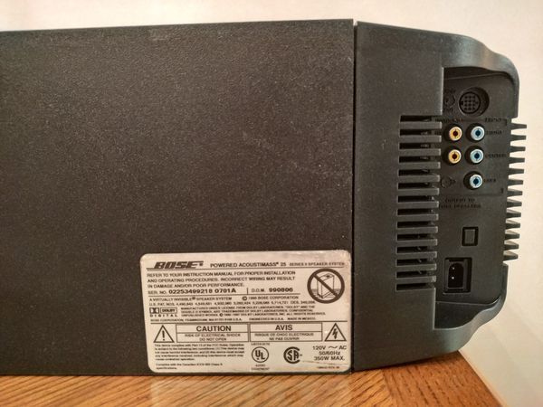 Bose Lifestyle Powered Acoustimass Series Ii Subwoofer For Sale In