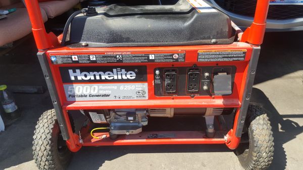 Homelite 5000 Watt Generator For Sale In Baltimore MD OfferUp