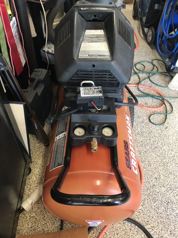 Craftsman 33 Gal Air Compressor 6 Hp Horizontal Tank For Sale In San