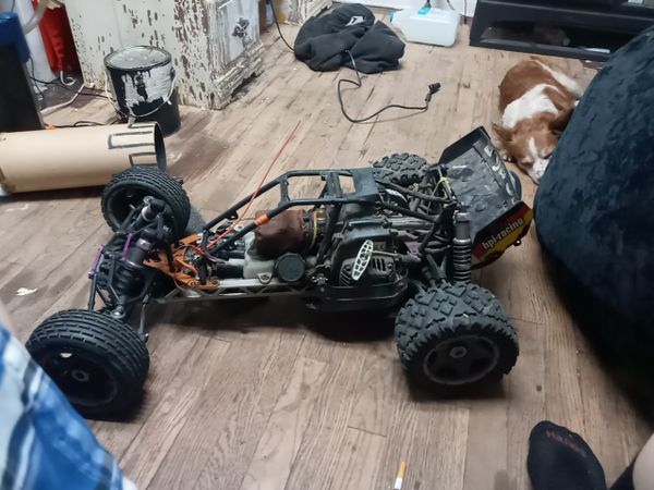 rc car with weedeater motor