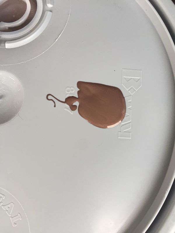 5 gallons exterior satin/eggshell chocolate brown sherwin Williams