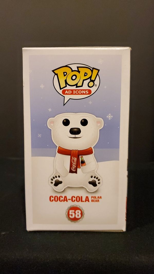 flocked coca cola bear funko pop