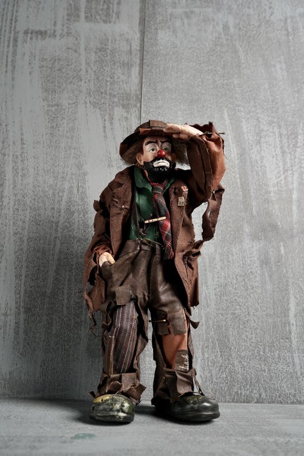 emmett kelly clown doll