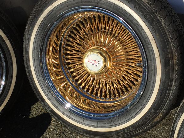 100 Spoke Dayton Wire Wheels with Stamp for Sale in Vancouver, WA - OfferUp