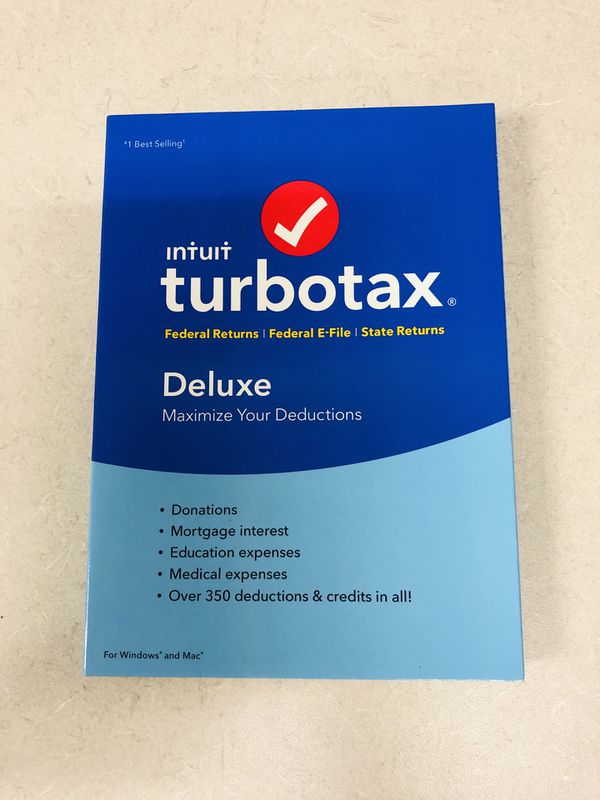 2018 turbotax deluxe with state
