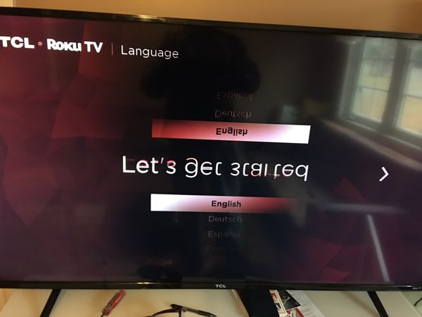 tcl roku tv when on brighter screen flashes