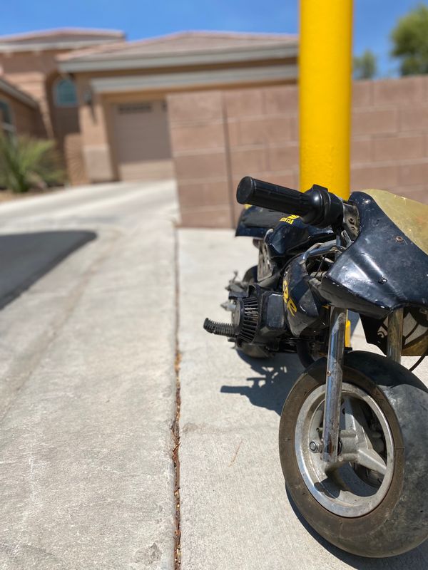 Awesome pocket rocket mini motorcycle gas powered very fast mini bike