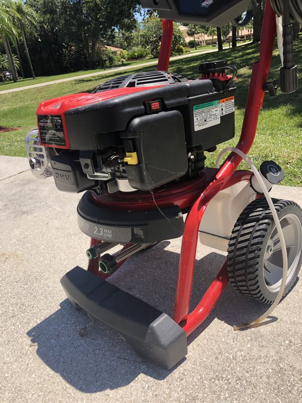 Troy Bilt 2700 Psi 23 Gpm Cold Water Gas Pressure Washer With Briggs And Stratton Engine Carb 3875