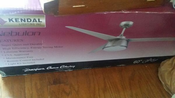 Kendal Lighting Nebulon 60 Ceiling Fan Brand New For Sale In