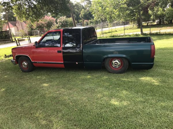 Bagged 91 Silverado extended cab for Sale in Houston, TX - OfferUp