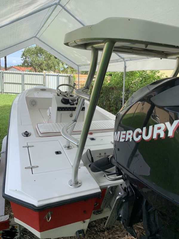 17’ hoog flats boat (hewes, maverick, back country, dolphin, mako, carolina skiff) for Sale in