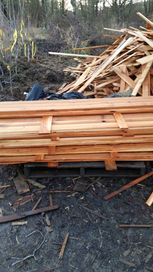 100 new cedar fence boards for Sale in Winlock, WA - OfferUp