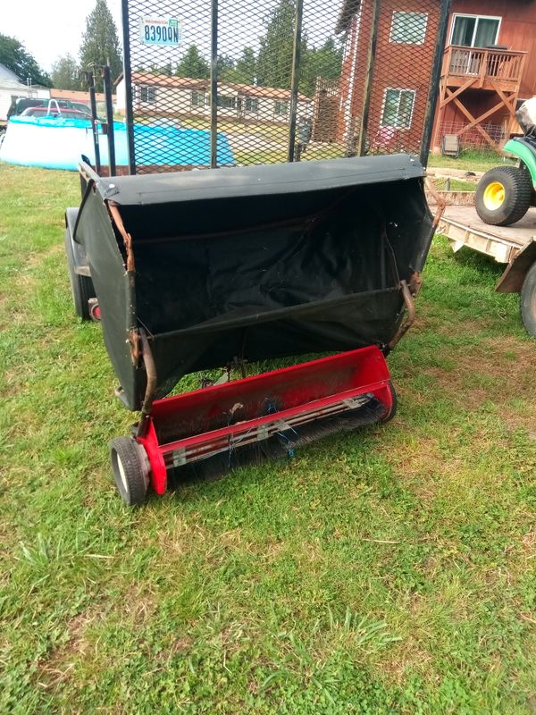 Craftsman pull behind grass catcher for Sale in WA OfferUp