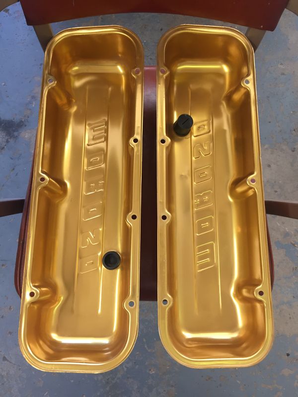 Chevy Big Block Moroso Tall Gold Anodized Aluminum Valve Covers For Sale In Guadalupe Az Offerup 3496