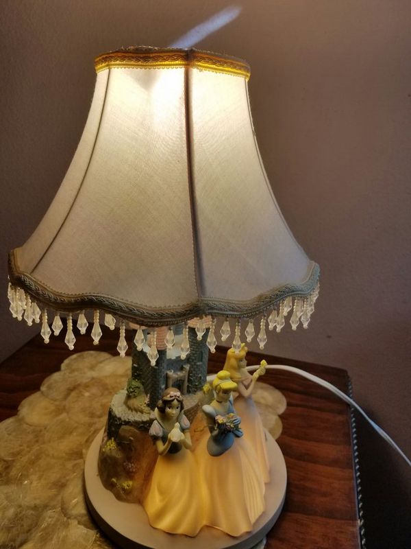 Disney Princess lamp w/night light (Hampton Bay) 15 for Sale in Los