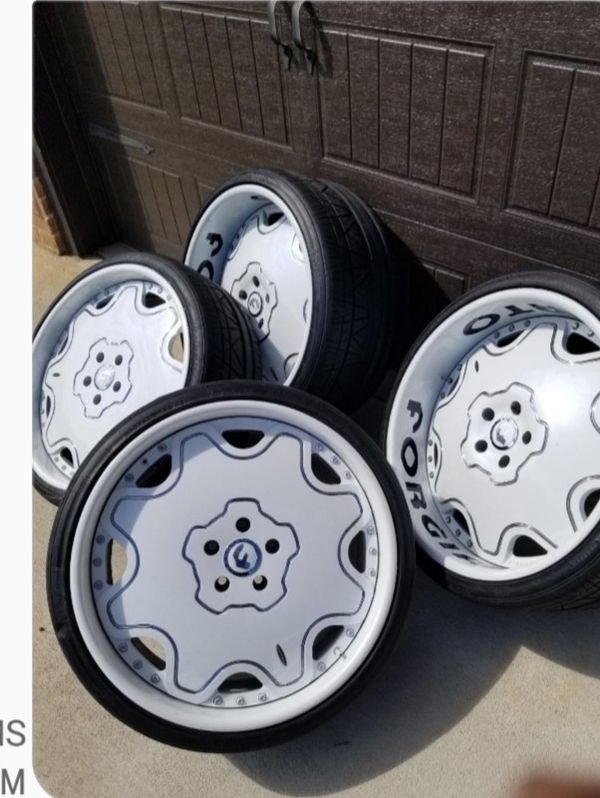 22 inch staggered and tires for Sale in Raleigh, NC