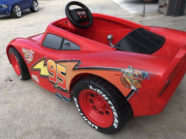 lightning mcqueen car battery powered