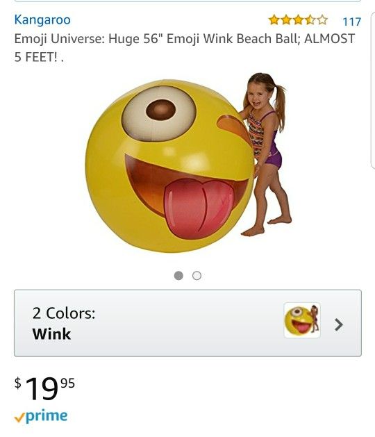 emoji beach ball