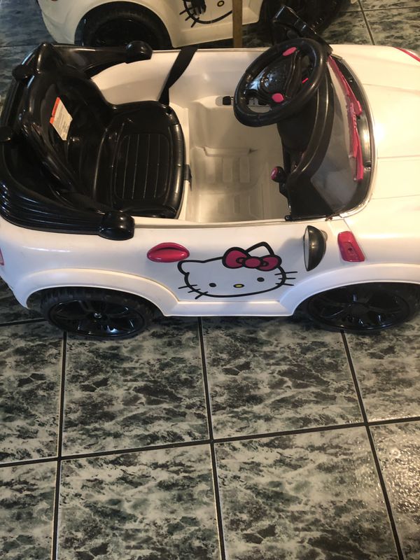 ride on hello kitty car