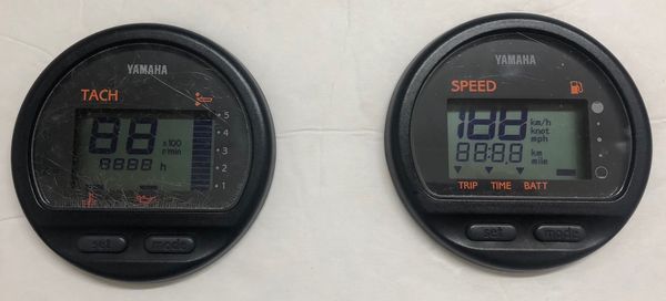 Yamaha Gauge Tach Speed Fuel Repair Marine Boat For Sale