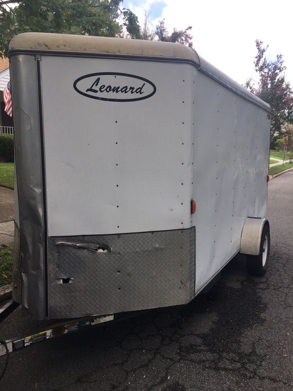 6x12 Leonard Enclosed trailer for Sale in Chesapeake, VA OfferUp