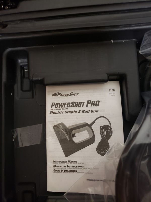 Powershot Pro 9100 Electric Stapler Manual