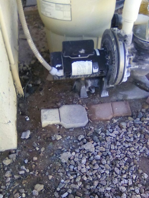 above ground pool pump leaking