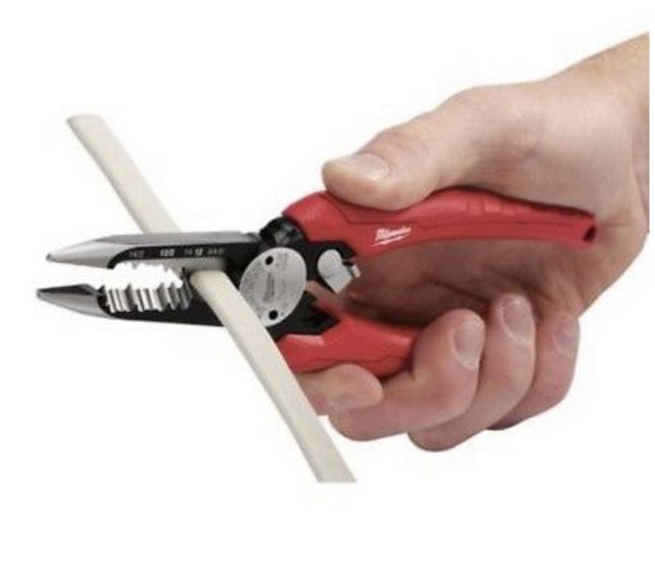 1 Pair Of Milwaukee Combination Wire Pliers For Romex Wire 48-22-3070