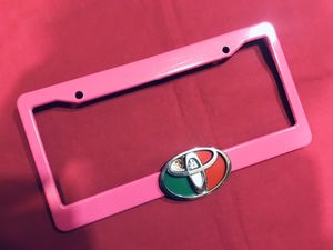 4 Mexico MEXICAN FLAG Ball License Plate Frame BOLTS Screws Caps for car//truck