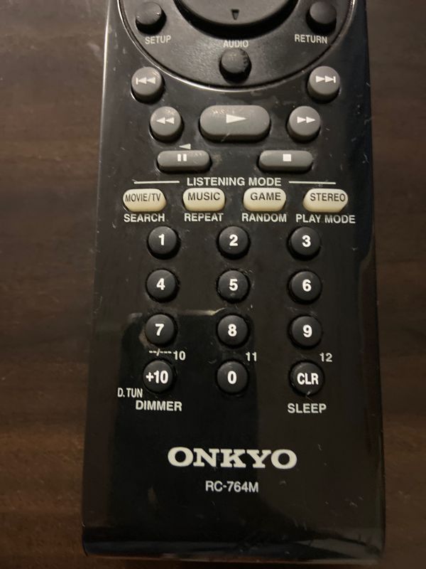 onkyo rc 764m remote manual