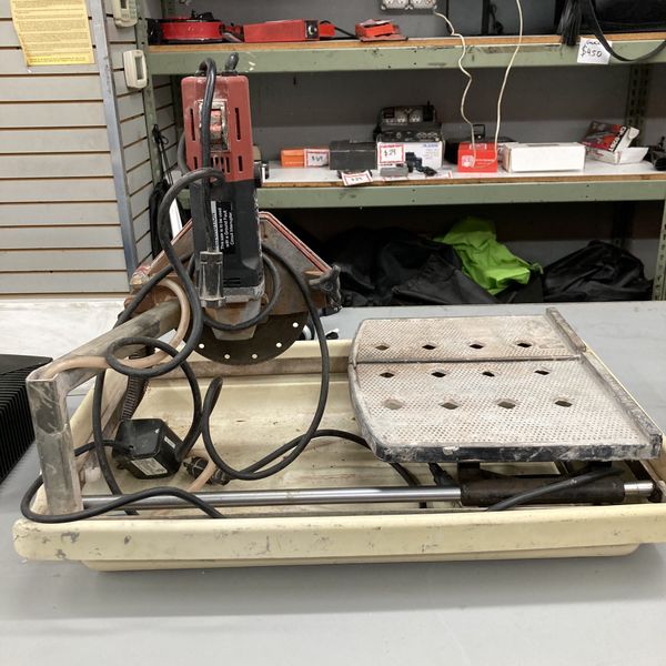 MK Diamond MK370 1/2" HP, 5.3 Amps/ 7" Wet Cutting Tile Saw for Sale