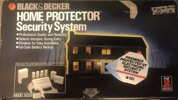 black and decker home protector security system