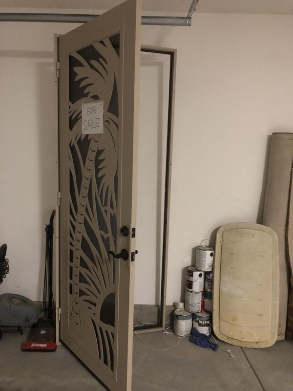 Custom made security screen door by {url removed} measure