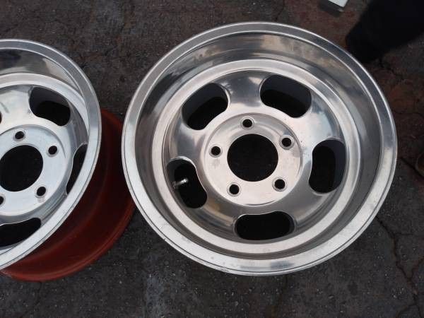 Two 15x8 mag slot rims. Classic Ford or Dodge 5 on 5.5 for Sale in ...