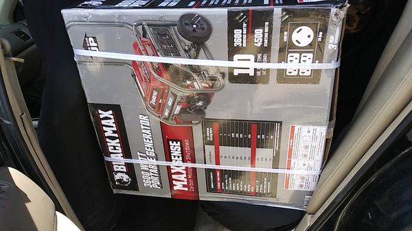 black max 3600 generator