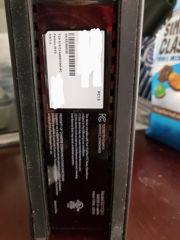 Spectrum Modem E31t2v1 Manual