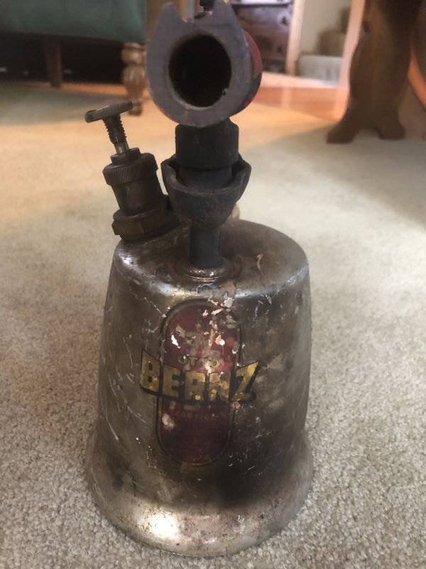 Vintage Antique Otto Bernz Solder Torch Gas Blow Torch for Sale in