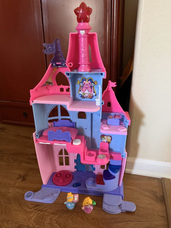 little people princess castle with wand