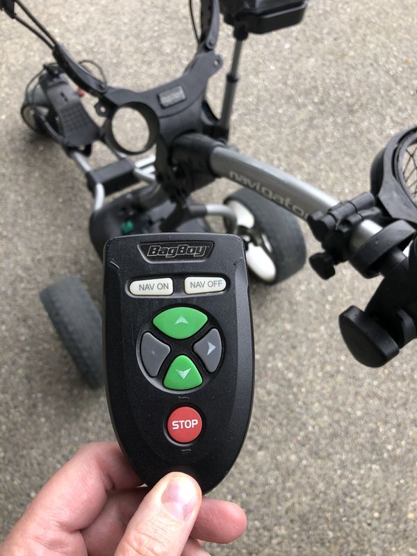 Bag Boy Navigator elite electric pull cart with remote control for Sale