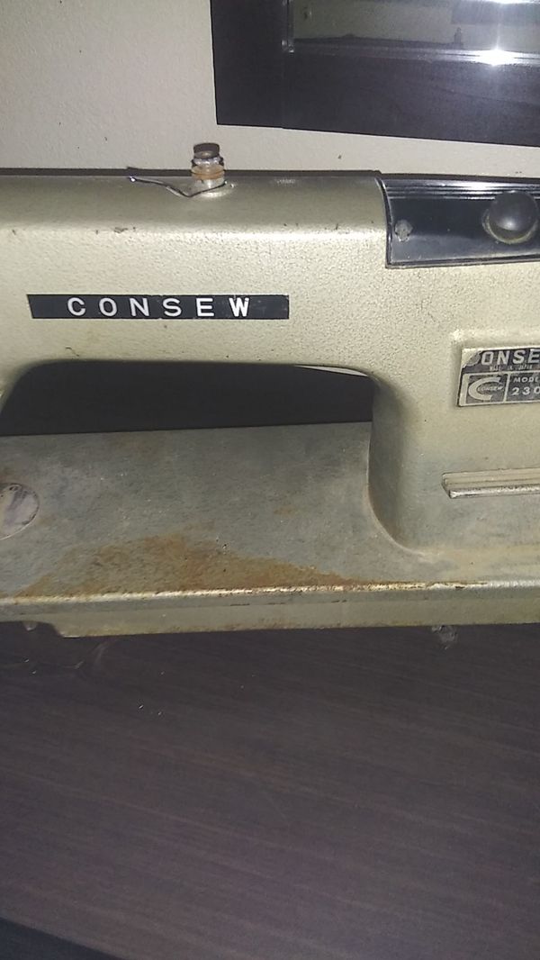 Vintage industrial sewing machine consew c model 230 for Sale in