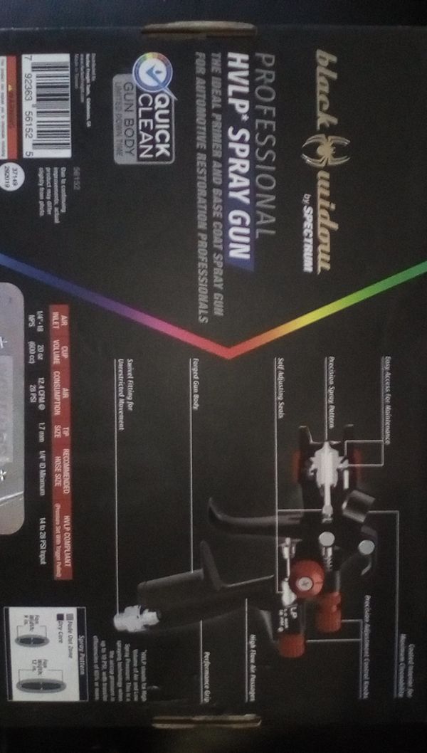 Spectrum Black Widow proffional HVLP*Spray Gun for Sale in Los Angeles