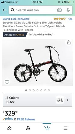 Miller 64 Lightweight Folding Bike Folding Bicycle Rack and Fenders NEW