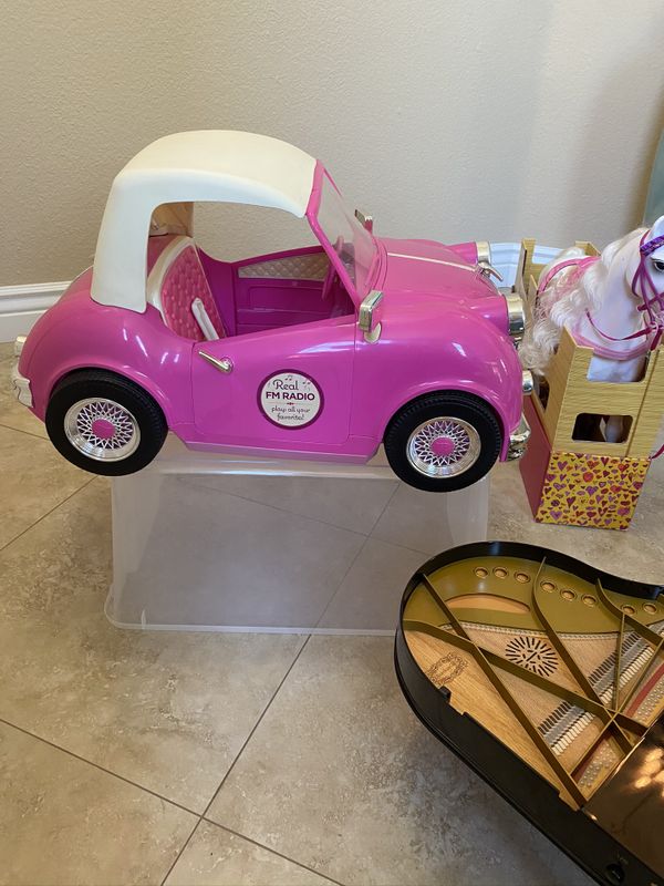 18 inch doll convertible car