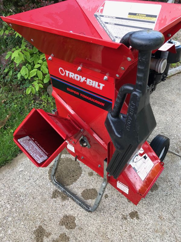 400 only TROYBILT SUPER TOMAHAWK , model 47257 Chipper & shredder