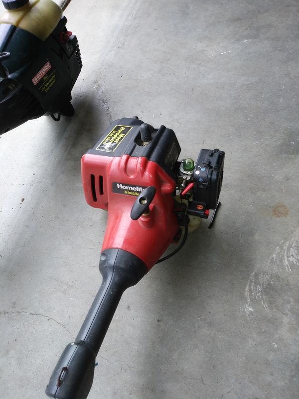 Craftsman 32cc gas weedwacker/ line trimmer & Homelite TrimLite 25cc