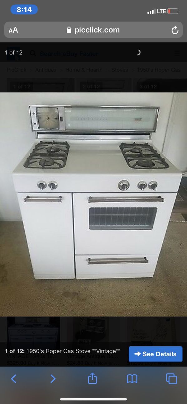 Roper gas stove 1950 vintage for Sale in Omaha, NE OfferUp