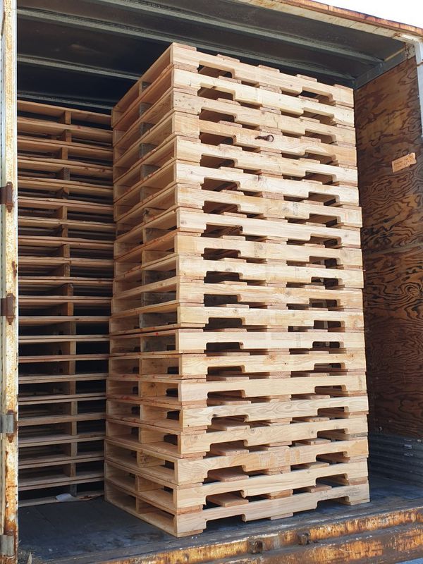 Wood pallets 48,40 4-way new $10.00 each for Sale in ...
