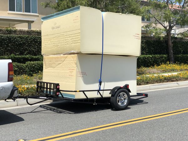Foldable Utility Trailer for- ATV UTV Golf Cart Car wash Mobile Wash