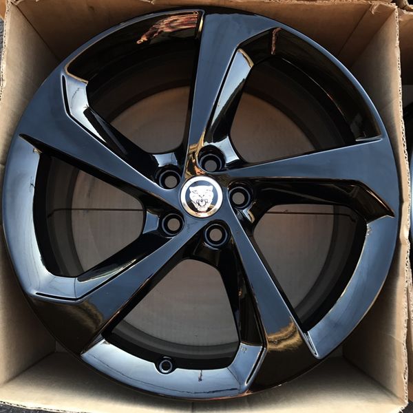 19" oem Jaguar F Pace factory wheels 19 inch gloss black ...